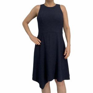 Ann Taylor Navy Blue Sleeveless Dress Size 10